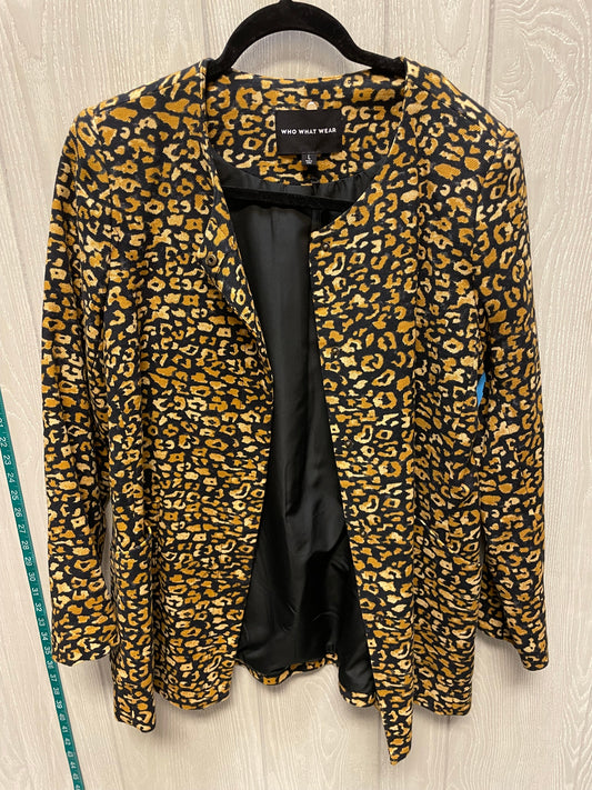 Jacket Other By Who What Wear In Animal Print, Size: L