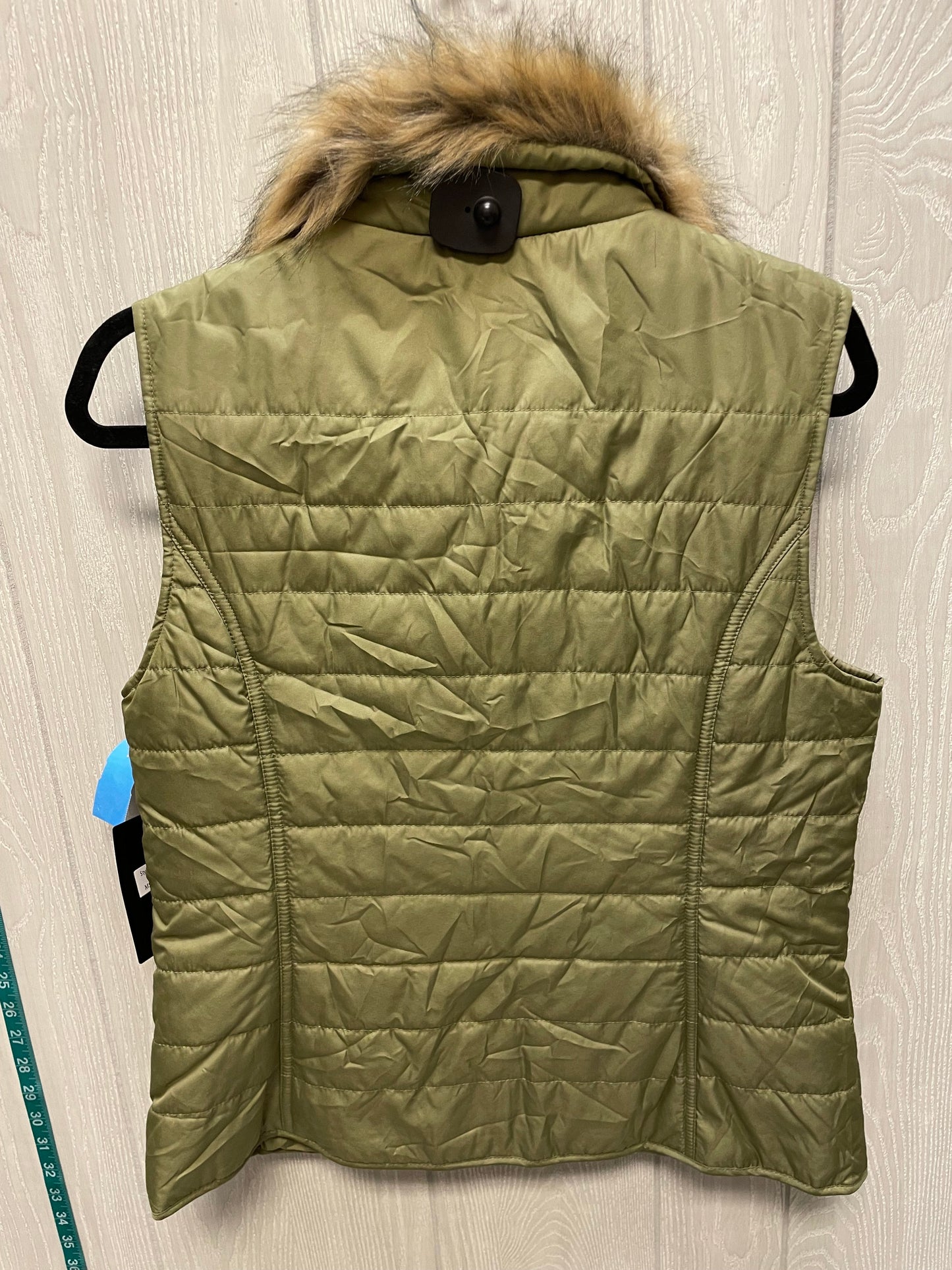 Vest Puffer & Quilted By Black Rivet In Green, Size: M