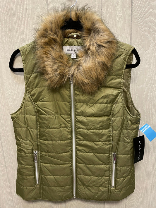 Vest Puffer & Quilted By Black Rivet In Green, Size: M