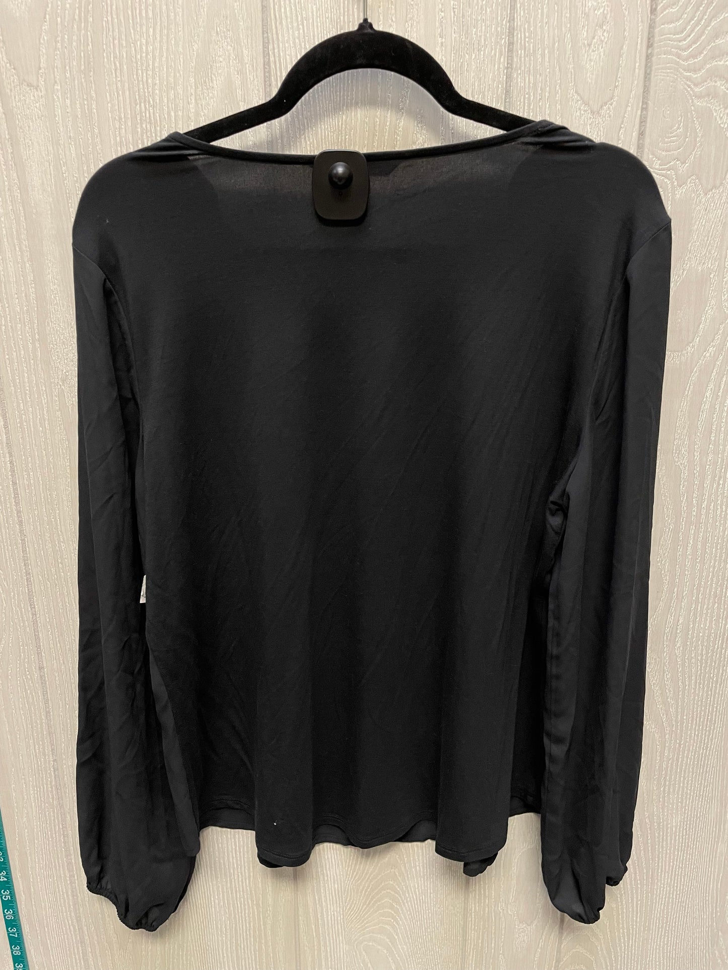 Blouse Long Sleeve By 41 Hawthorn In Black, Size: M