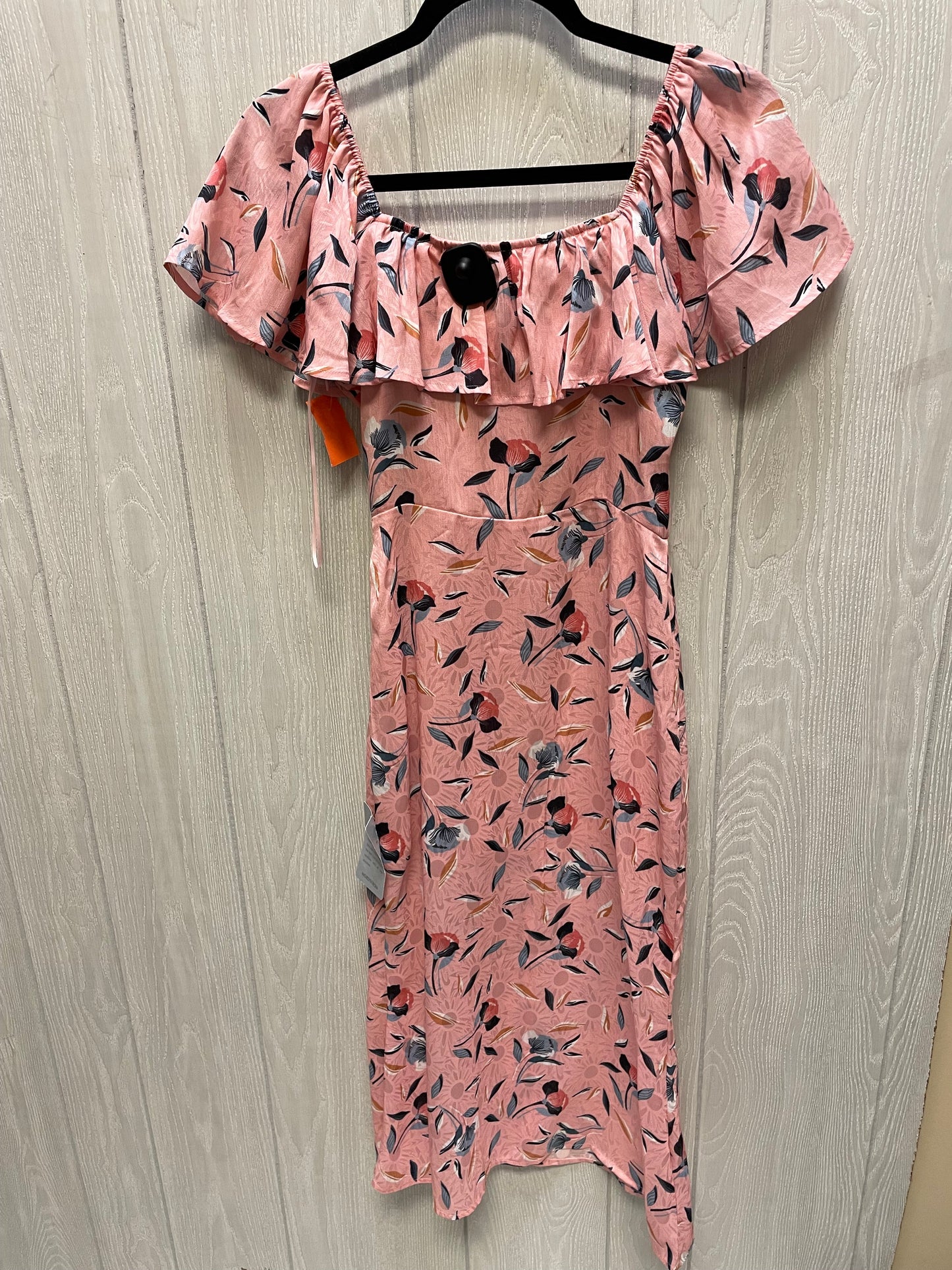 Dress Casual Midi By Clothes Mentor In Floral Print, Size: S