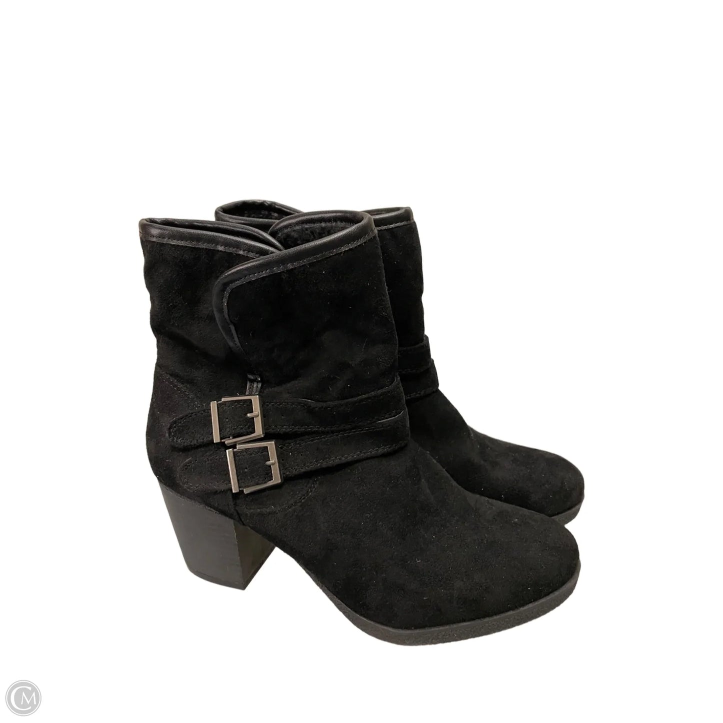 Boots Ankle Heels By Style And Company In Black, Size: 10