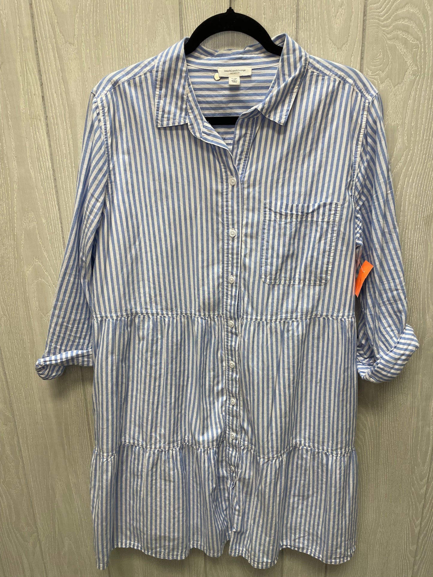 Dress Casual Short By Beachlunchlounge In Striped Pattern, Size: Xl