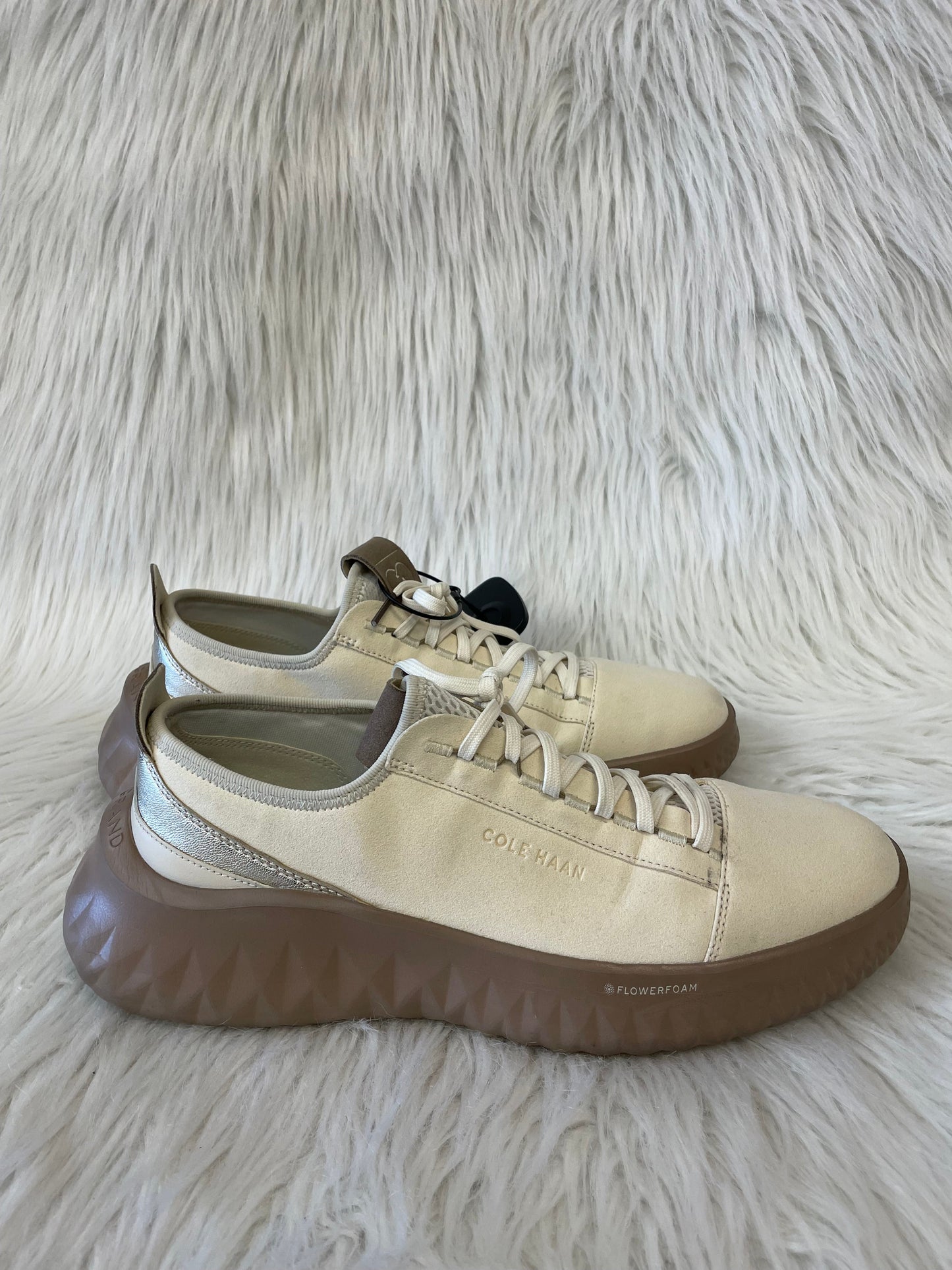 Shoes Sneakers By Cole-haan In Cream & Tan, Size: 10