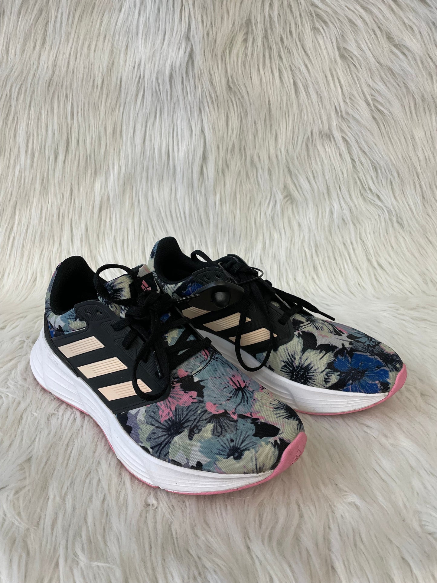 Shoes Athletic By Adidas In Floral Print, Size: 10