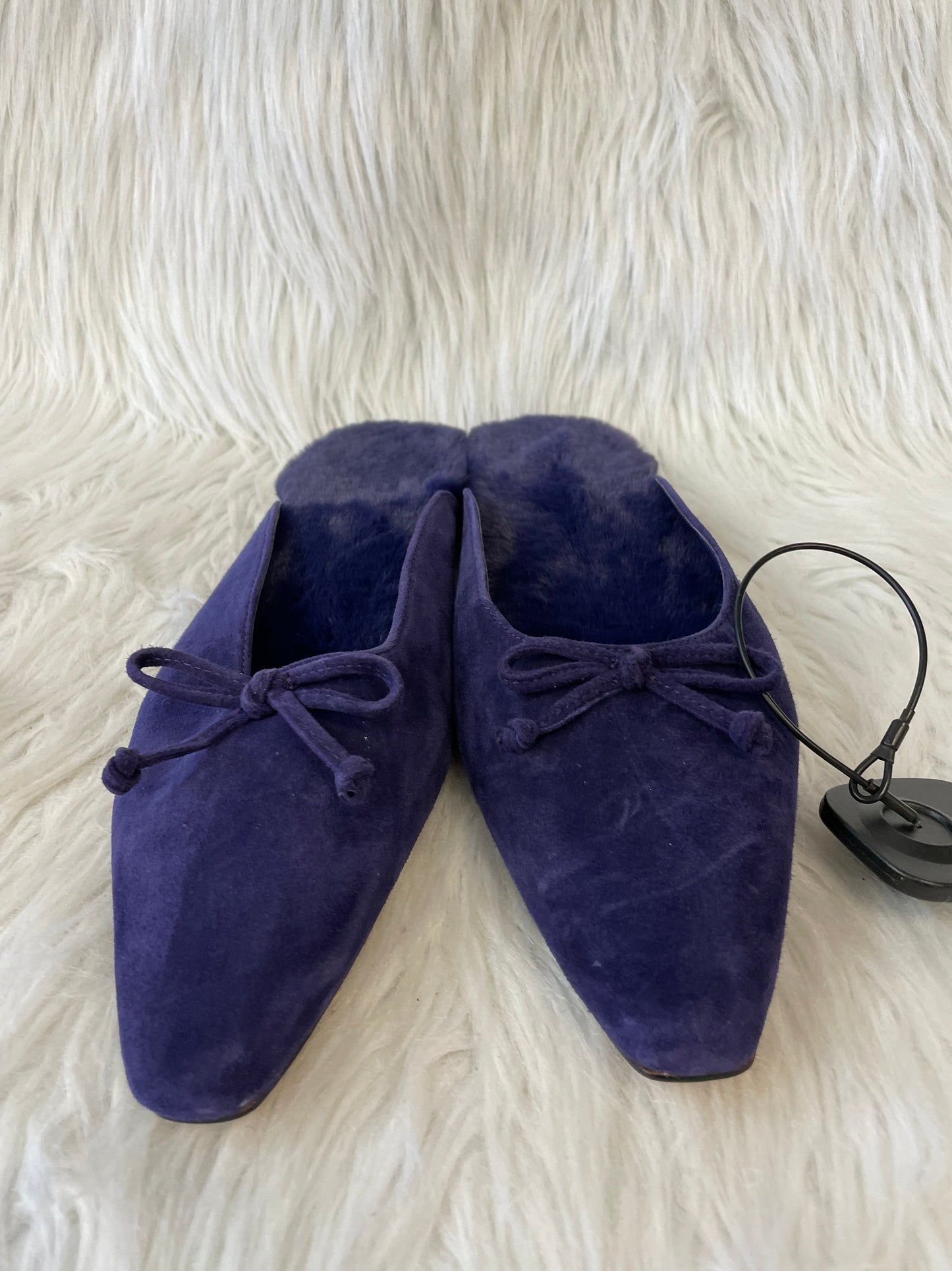 Shoes Flats By Chicos In Purple, Size: 8