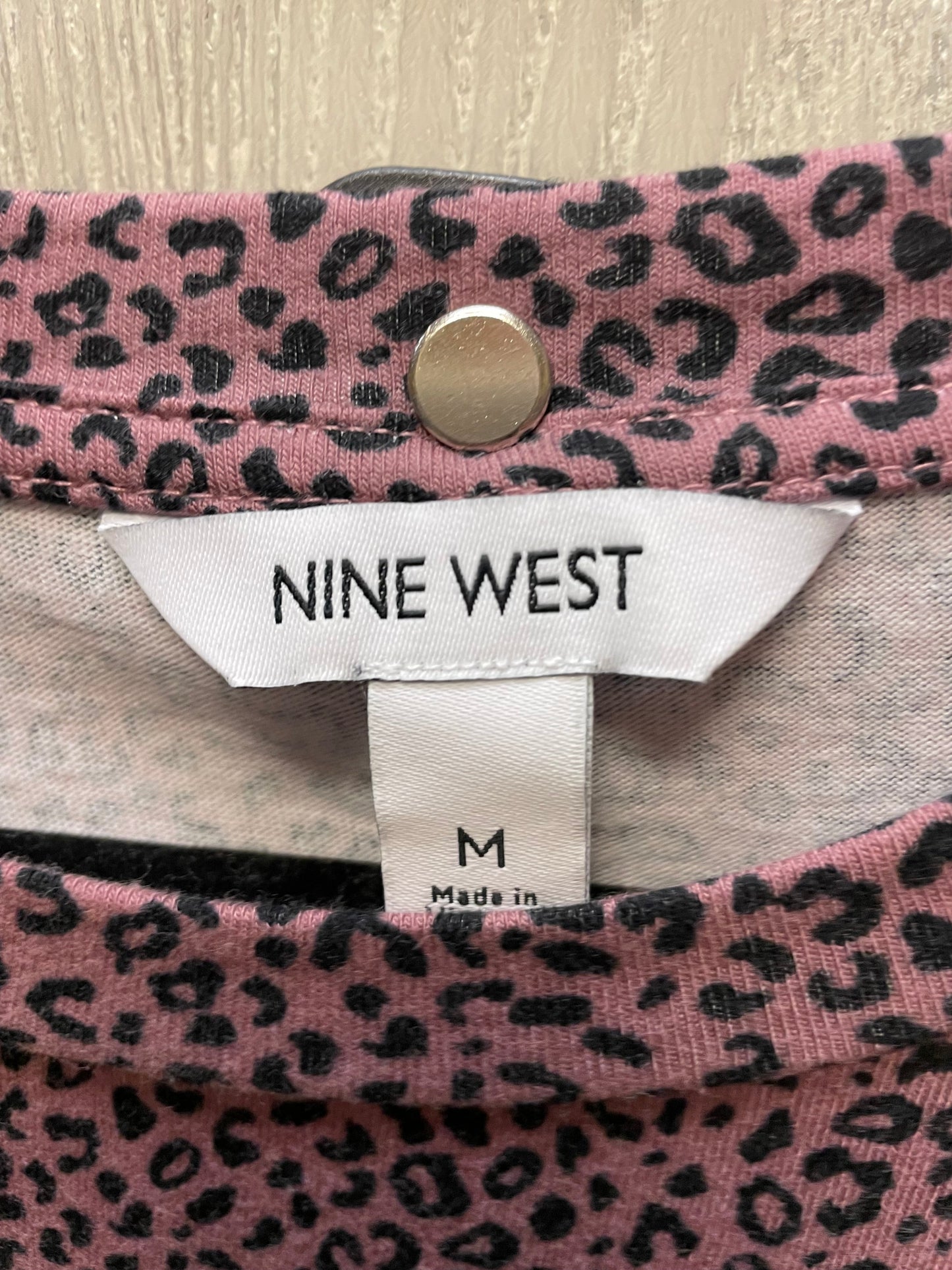 Dress Casual Short By Nine West Apparel In Animal Print, Size: M