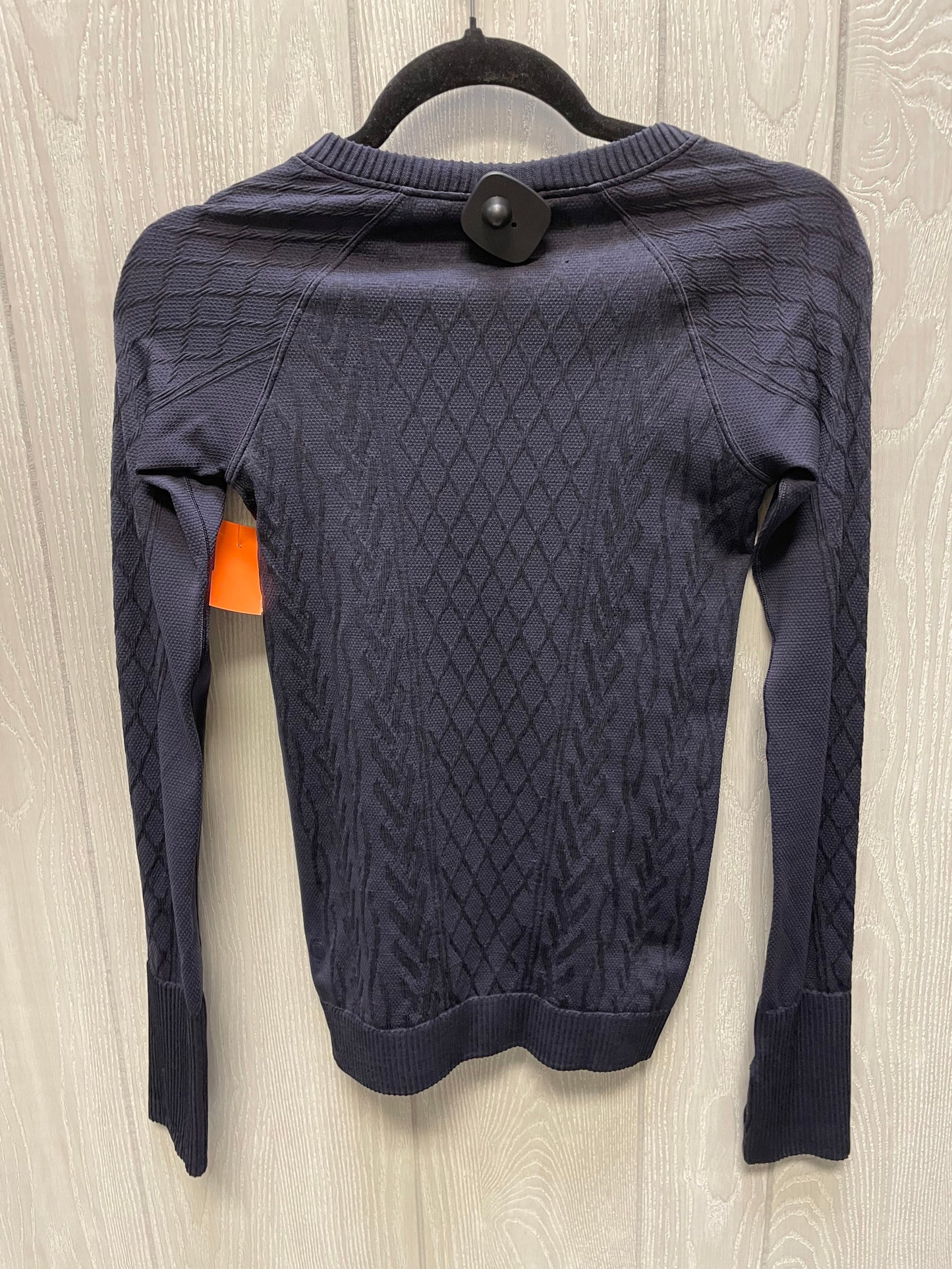 Athletic Top Long Sleeve Crewneck By Lululemon In Navy, Size: 6