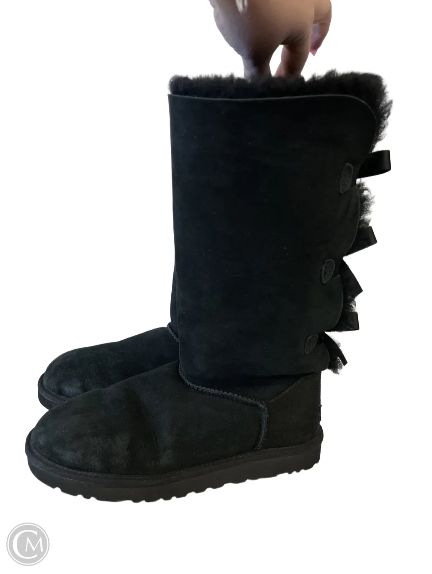 Boots Designer By Ugg In Black, Size: 9