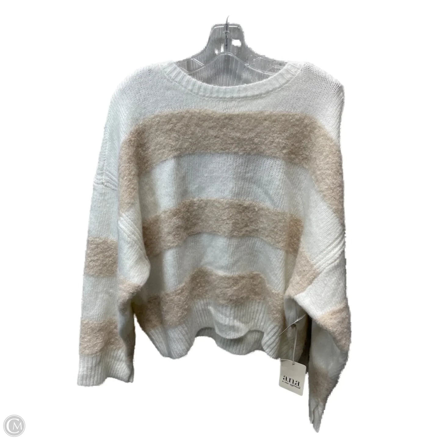 Sweater By Ana In Striped Pattern, Size: Xl