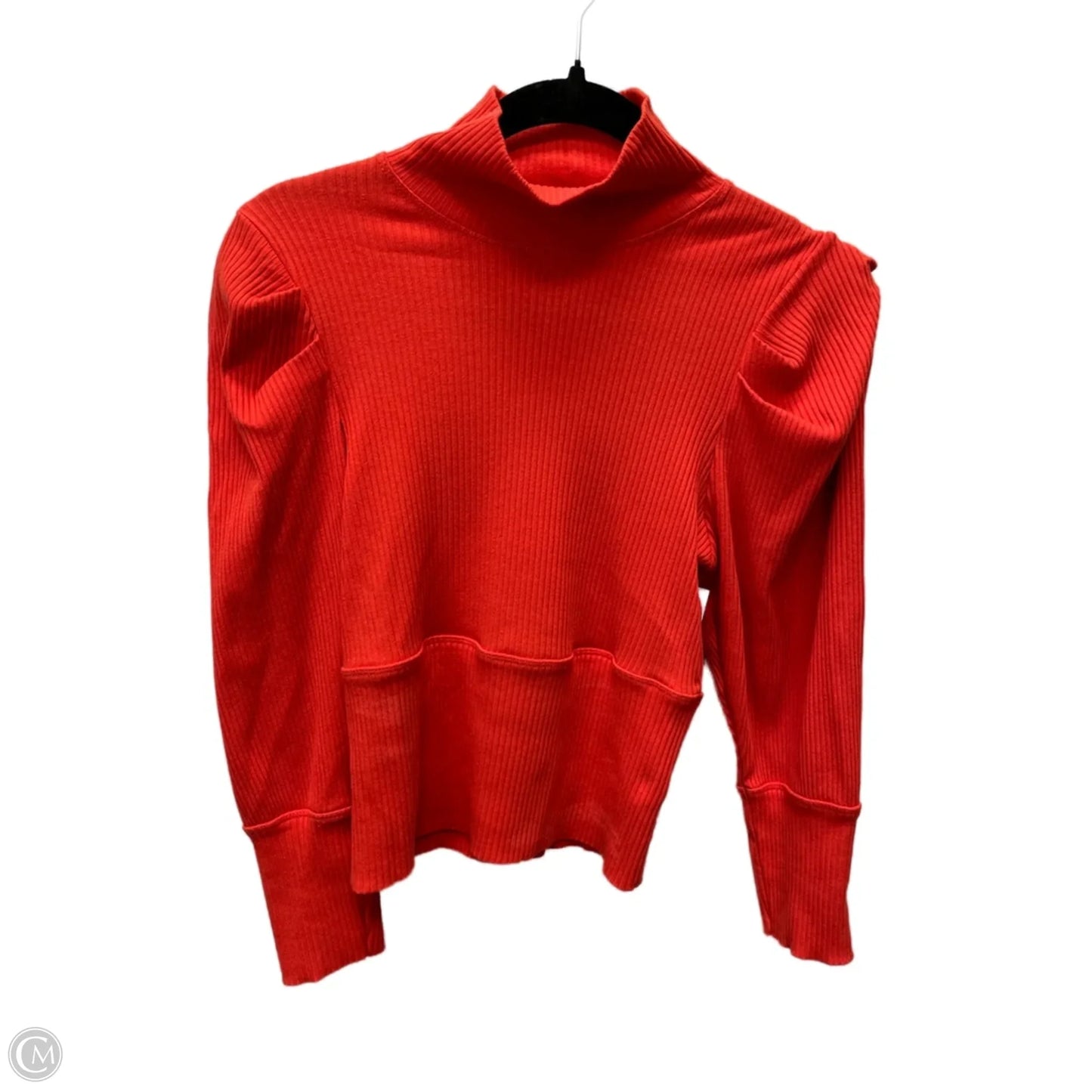 Top Long Sleeve By Free People In Orange, Size: L