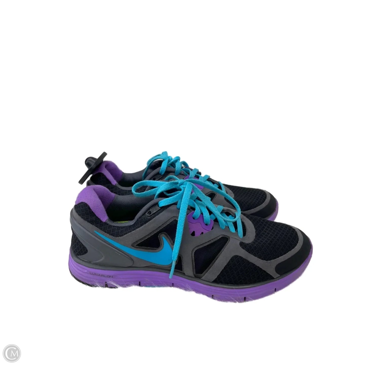 Shoes Athletic By Nike In Black & Purple, Size: 7