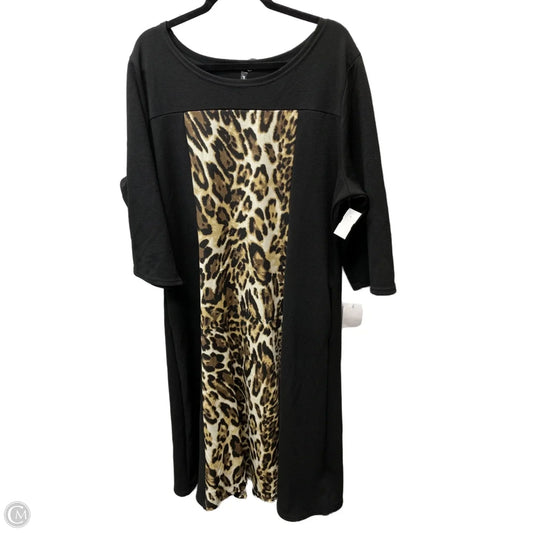 Dress Casual Short By Clothes Mentor In Animal Print, Size: 3x