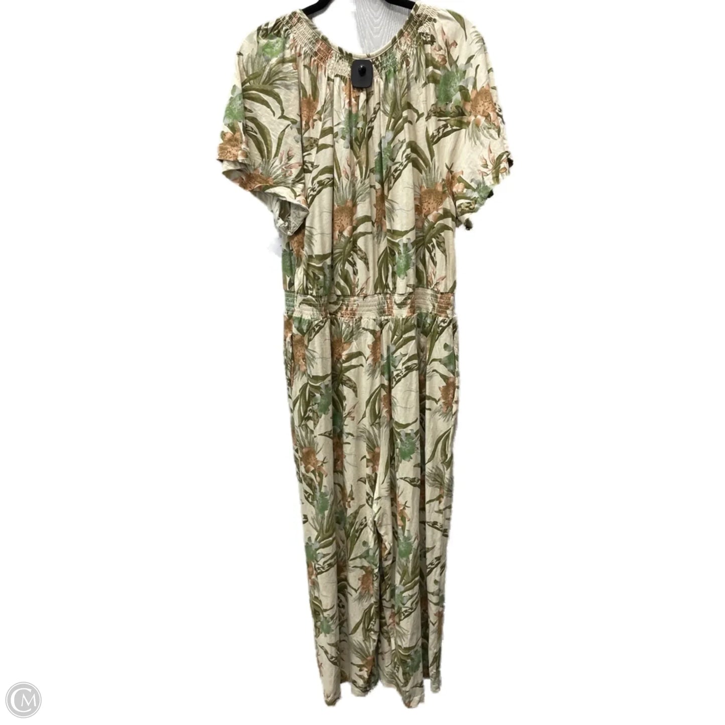 Jumpsuit By Lane Bryant In Floral Print, Size: 2x