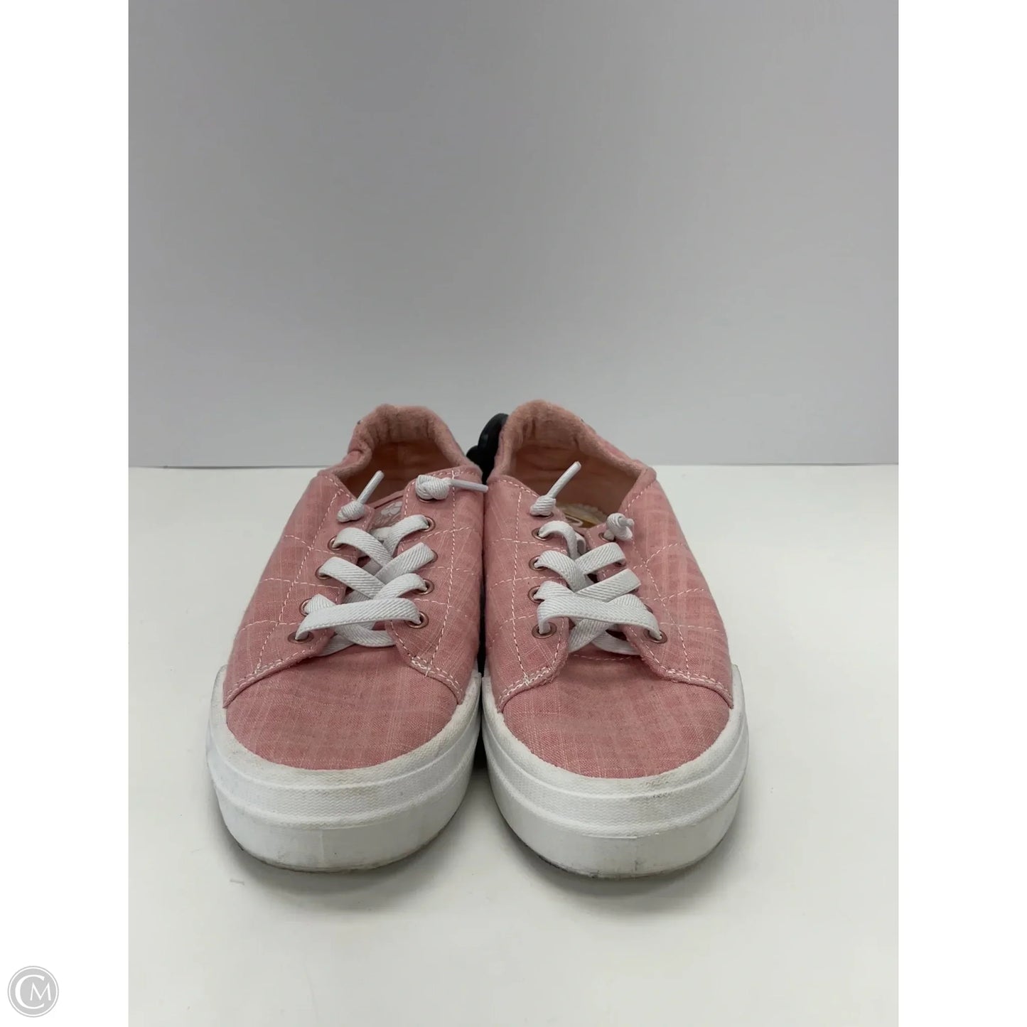 Shoes Sneakers By Roxy In Pink & White, Size: 8.5