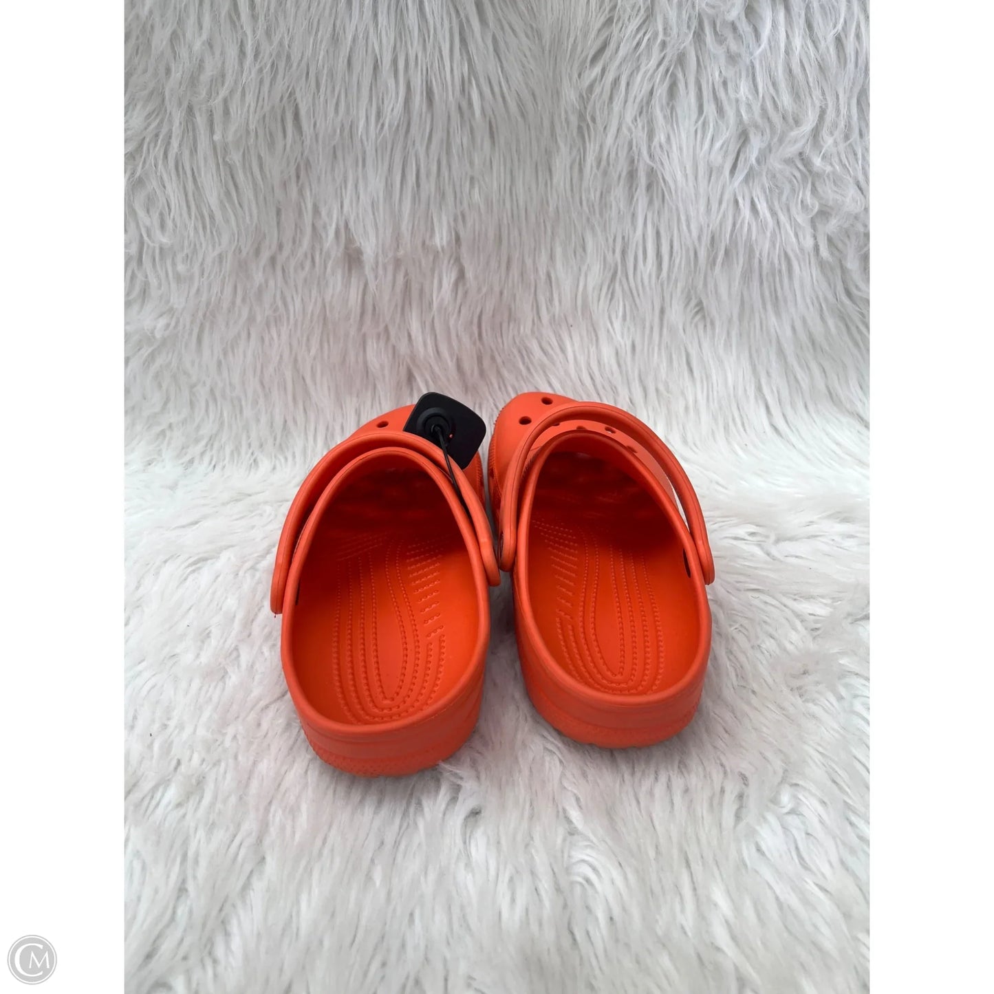 Shoes Flats By Crocs In Orange, Size: 11