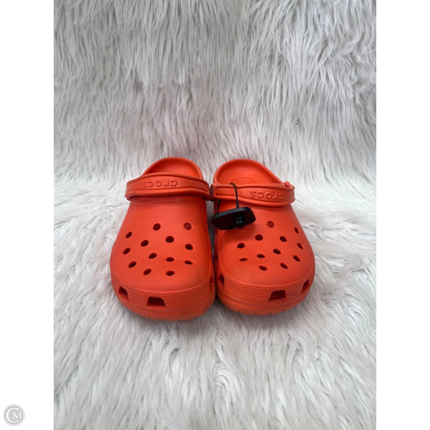 Shoes Flats By Crocs In Orange, Size: 11