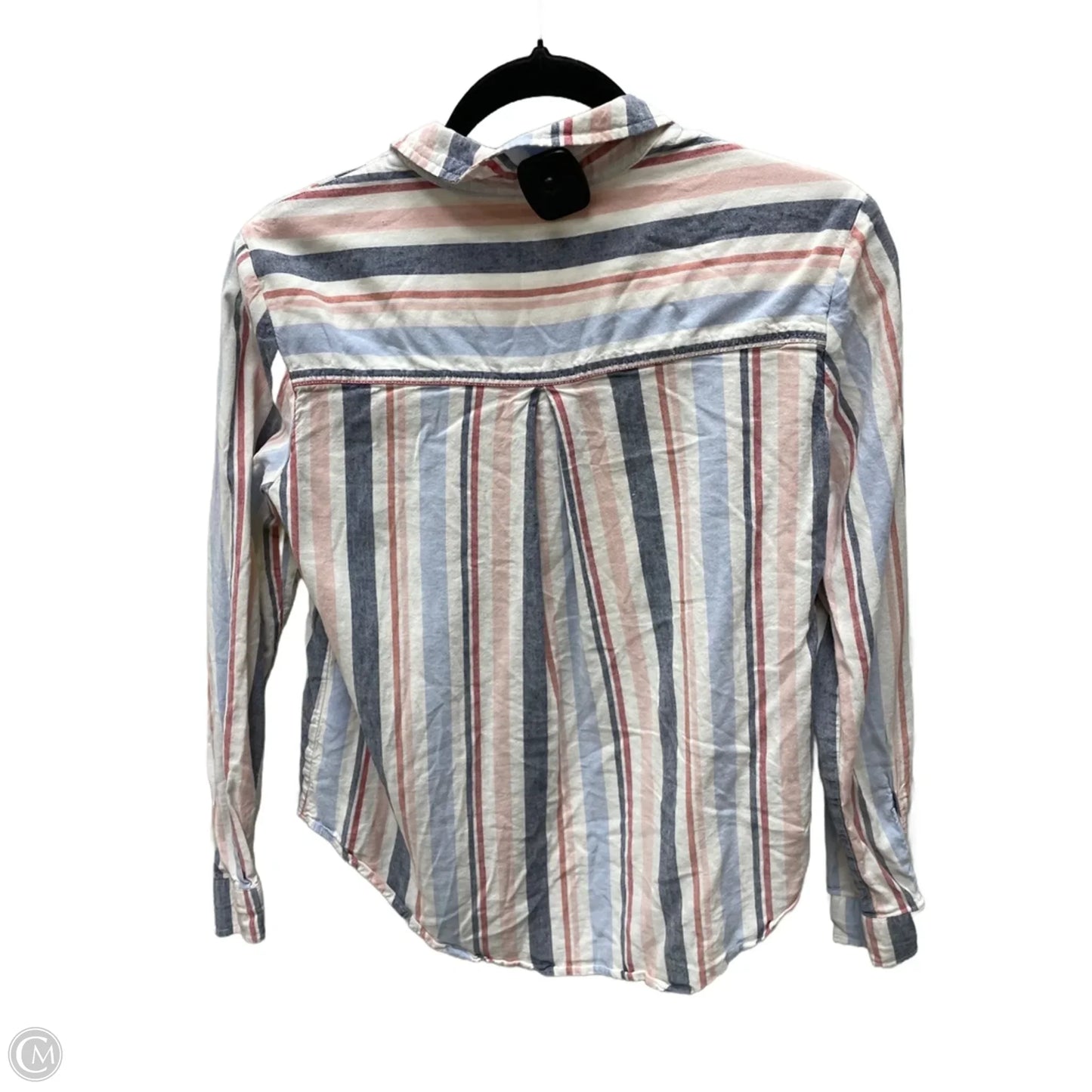 Top Long Sleeve By Maeve In Striped Pattern, Size: Xs