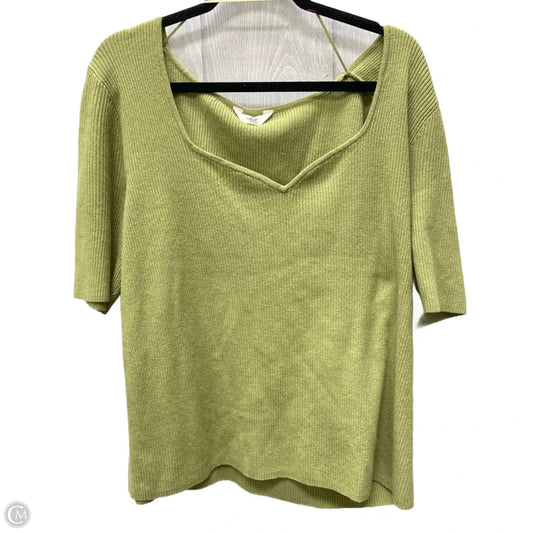 Sweater Short Sleeve By Terra & Sky In Green, Size: 2x