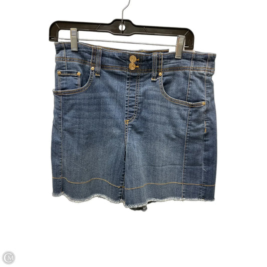 Shorts By Chicos In Blue Denim, Size: 4