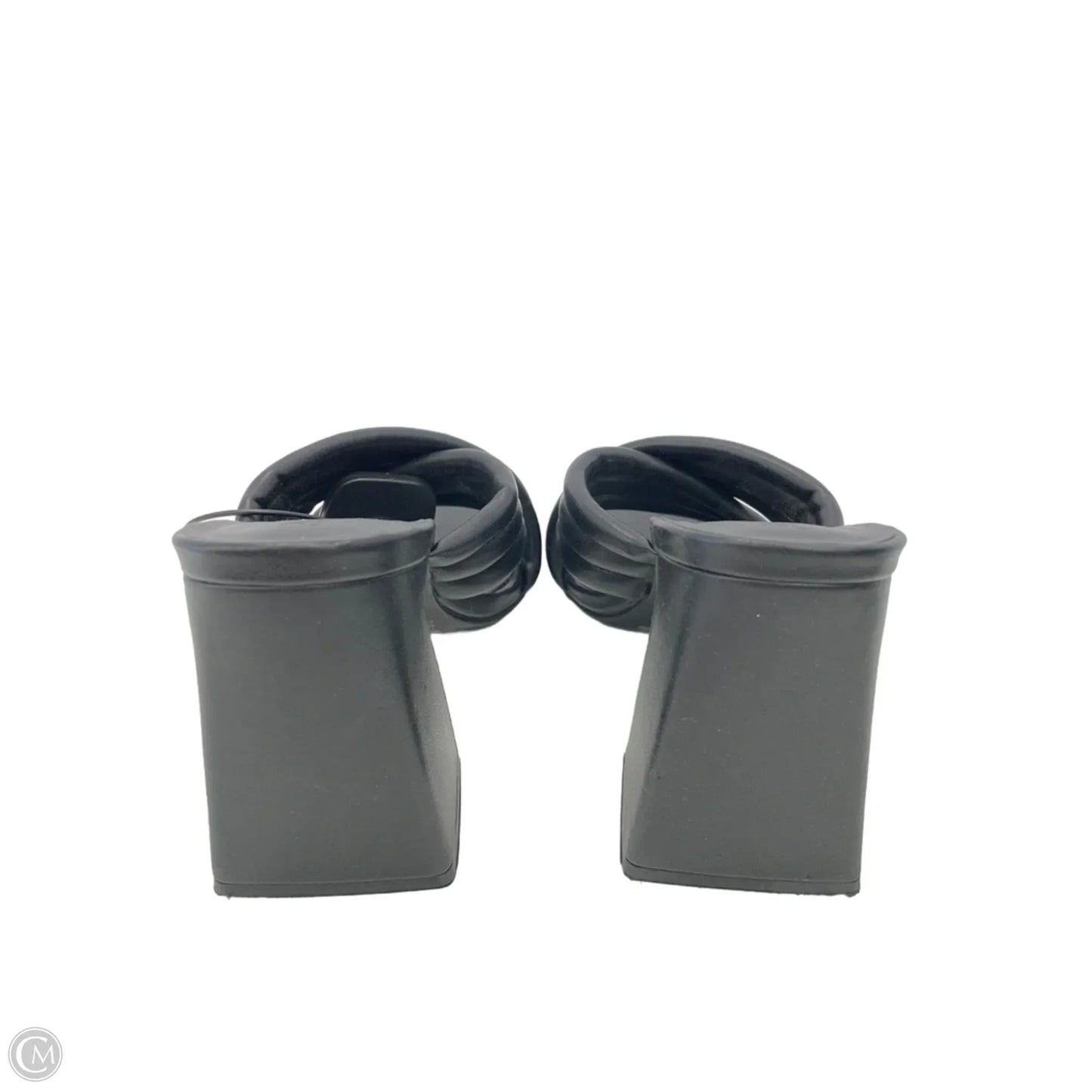 Sandals Heels Block By Abound In Black, Size: 7