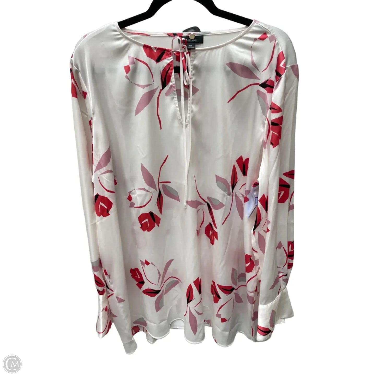 Blouse Long Sleeve By Alfani In Multi-colored, Size: 2x