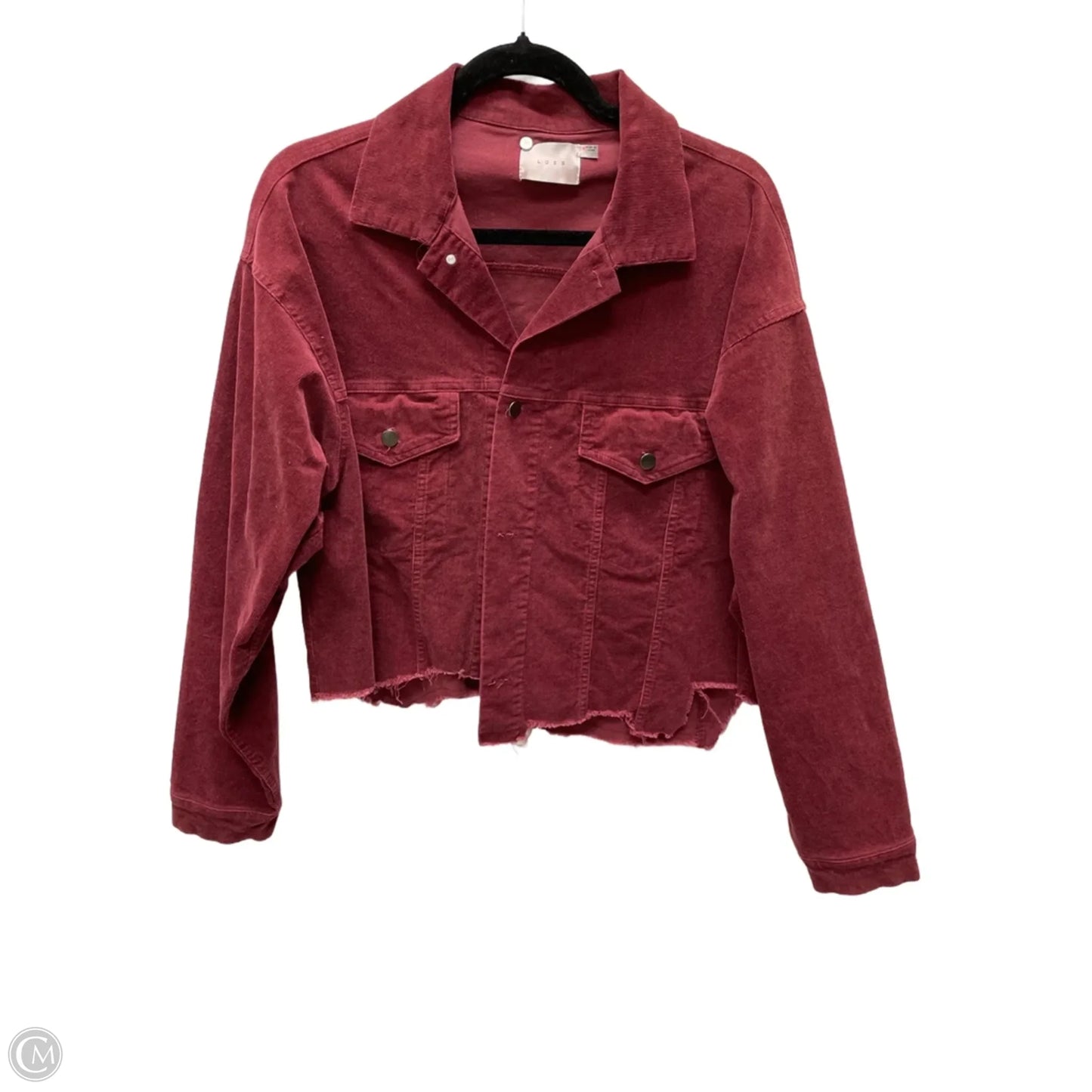 Jacket Other By Lush In Maroon, Size: M