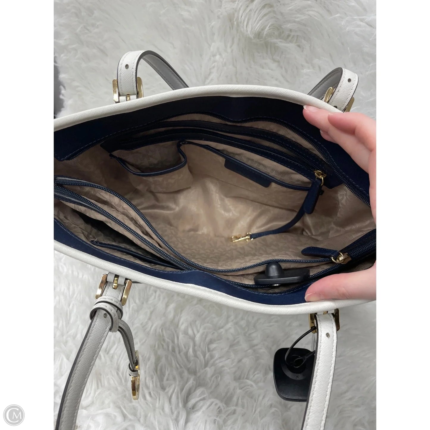 Handbag Designer By Michael Kors, Size: Large