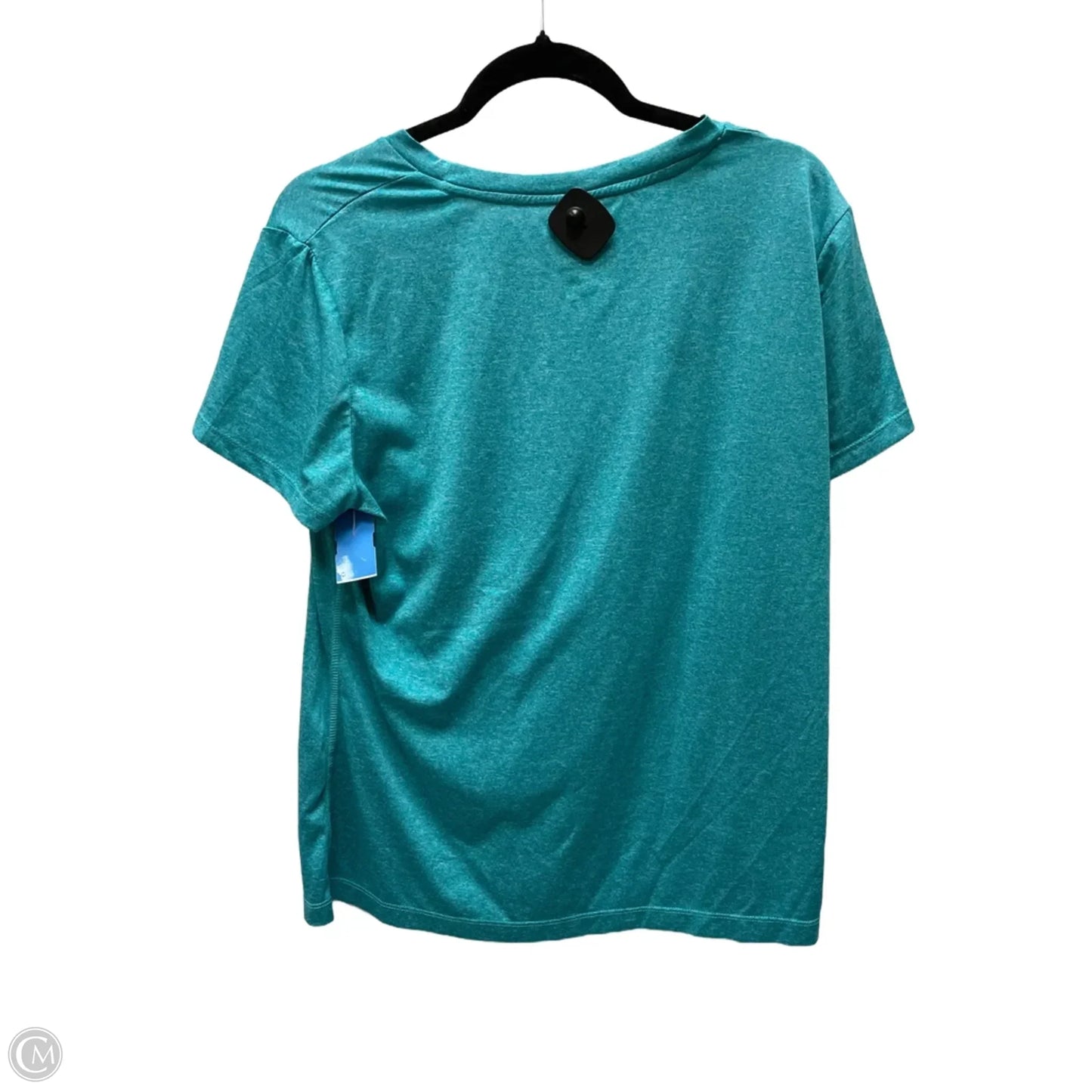 Athletic Top Short Sleeve By Champion In Green, Size: Xl