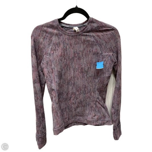 Athletic Top Long Sleeve Crewneck By Lululemon In Multi-colored, Size: S