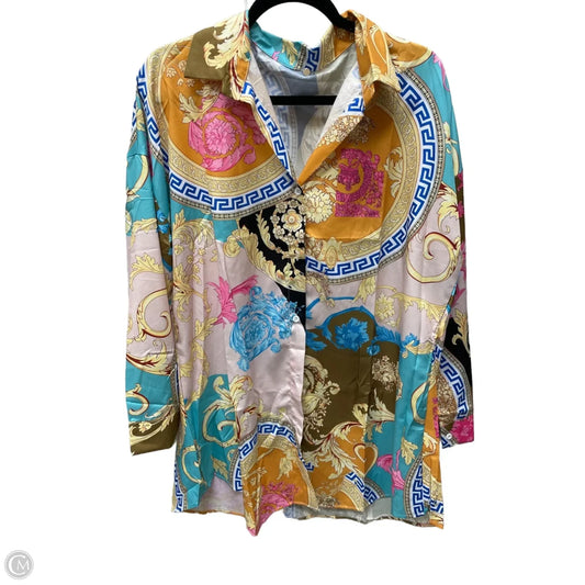 Tunic Long Sleeve By Cme In Multi-colored, Size: 3x