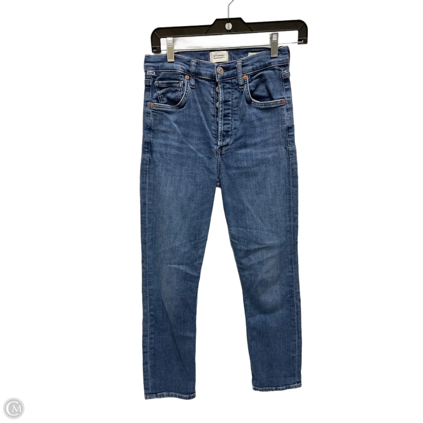 Jeans Straight By Citizens Of Humanity In Blue Denim, Size: 2