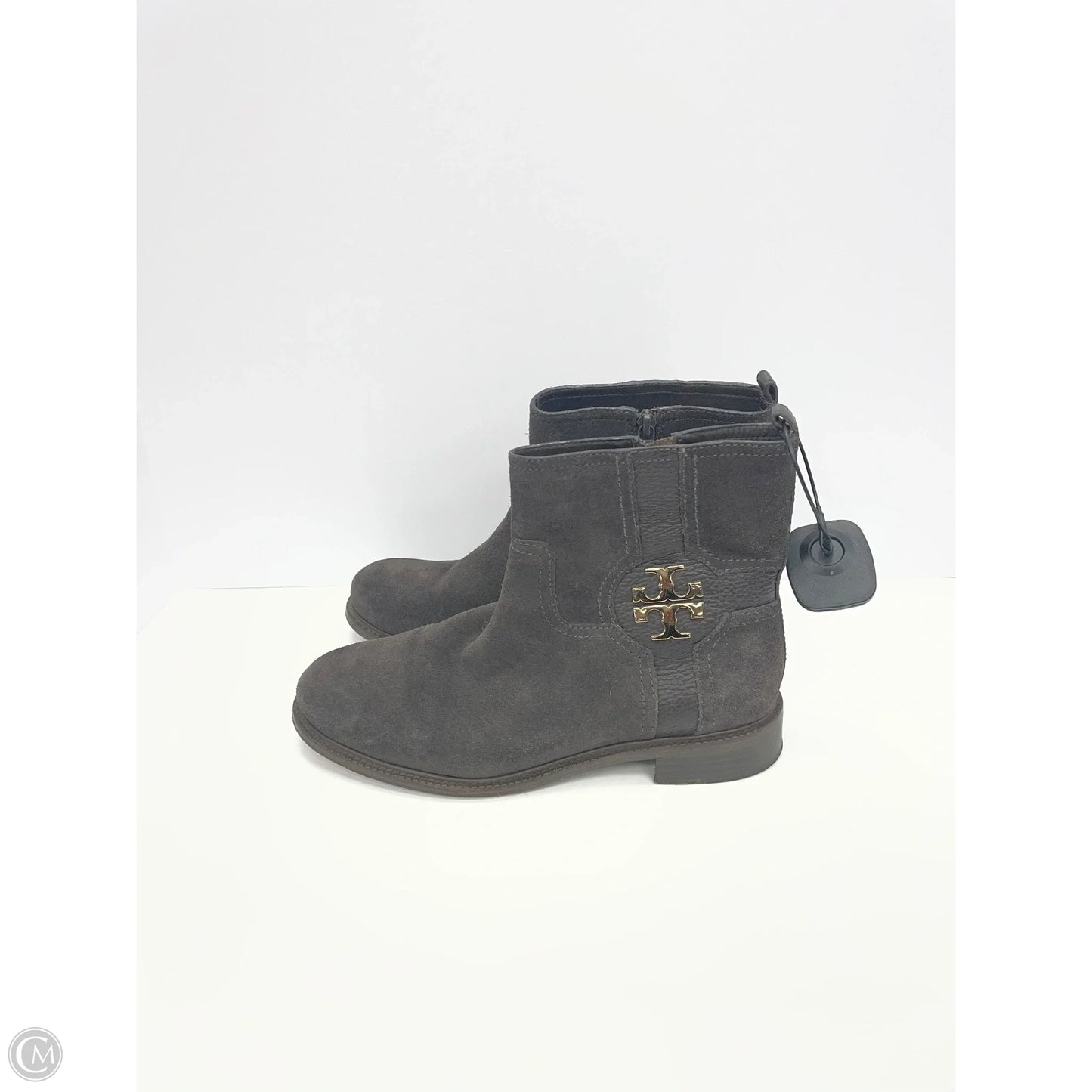 Boots Designer By Tory Burch In Grey, Size: 9.5
