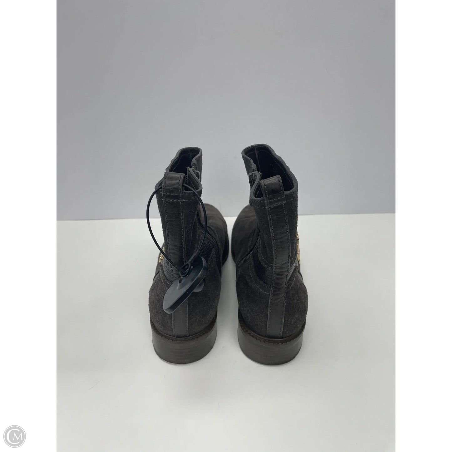 Boots Designer By Tory Burch In Grey, Size: 9.5