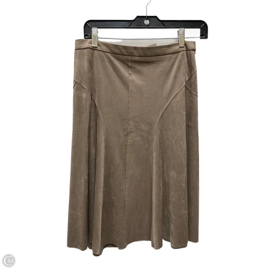 Skirt Midi By Cynthia Rowley In Tan, Size: 2