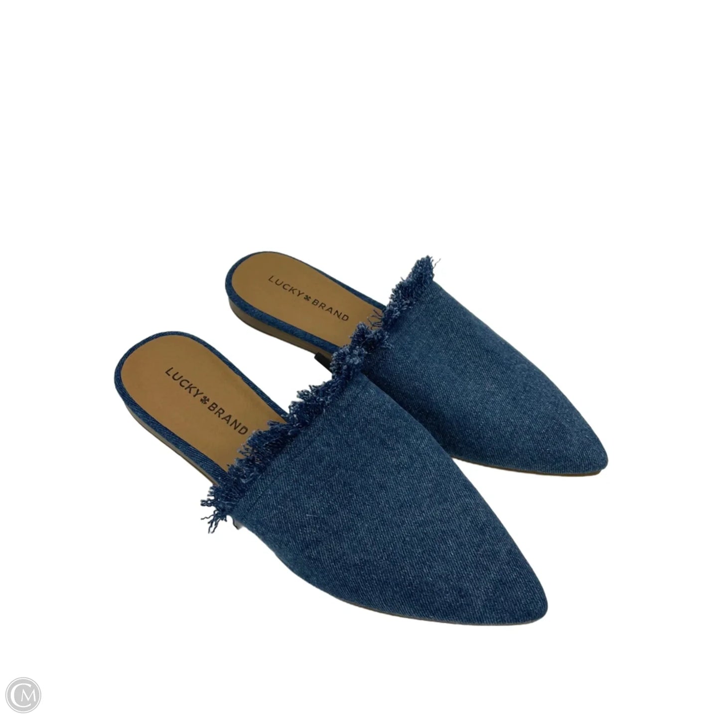 Shoes Flats By Lucky Brand In Blue Denim, Size: 8.5