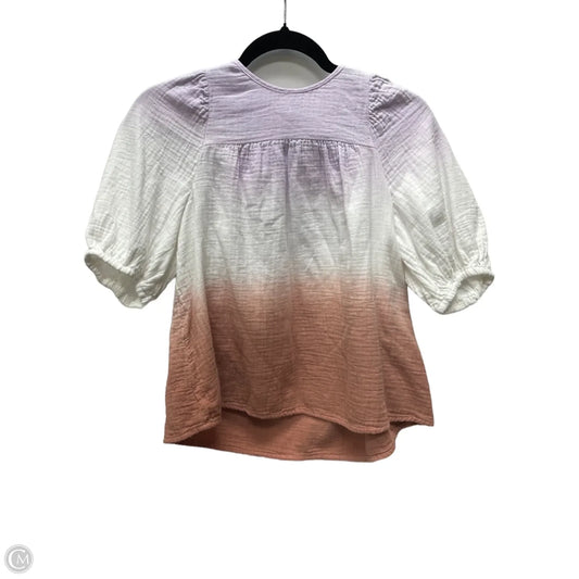 Top Short Sleeve By Universal Thread In Multi-colored, Size: Xs