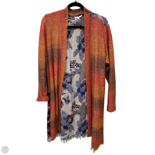 Sweater Cardigan By Clothes Mentor In Multi-colored, Size: Xl