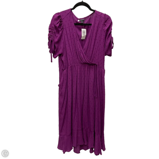 Dress Casual Short By Torrid In Purple, Size: L