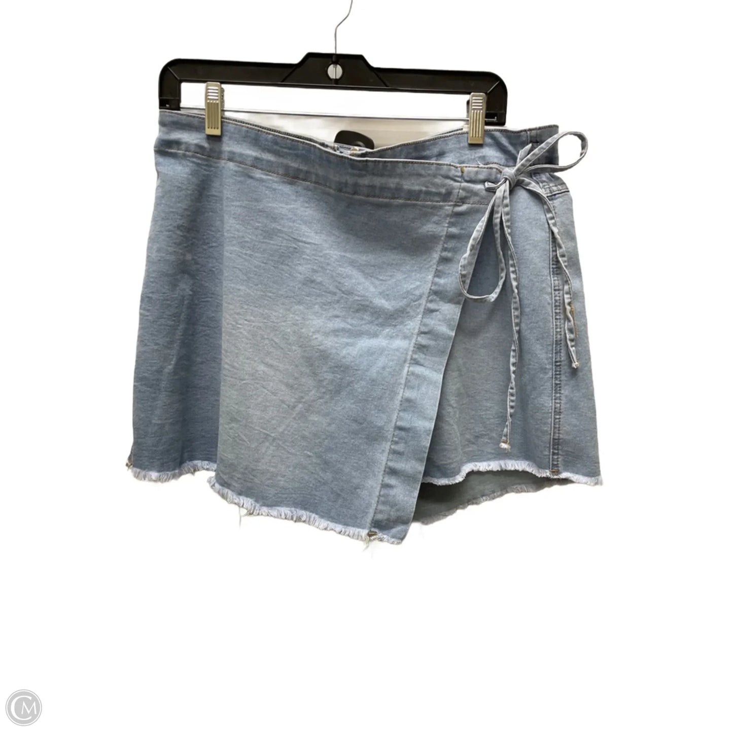Skort By Bleu In Blue Denim, Size: 12