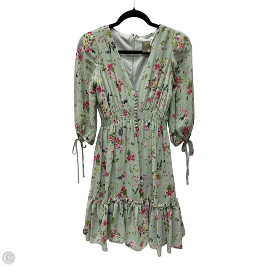 Dress Casual Short By Adrianna Papell In Polkadot Pattern, Size: M