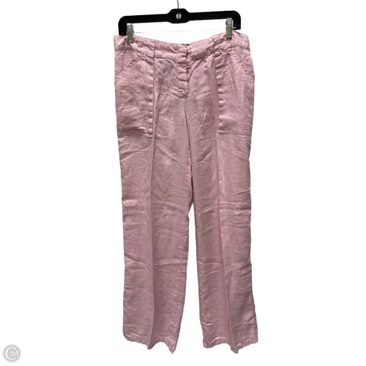 Pants Linen By Moda Intl In Pink, Size: 10