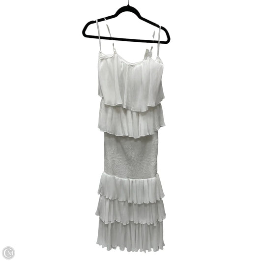 Dress Party Long By Chicme In White, Size: Xl