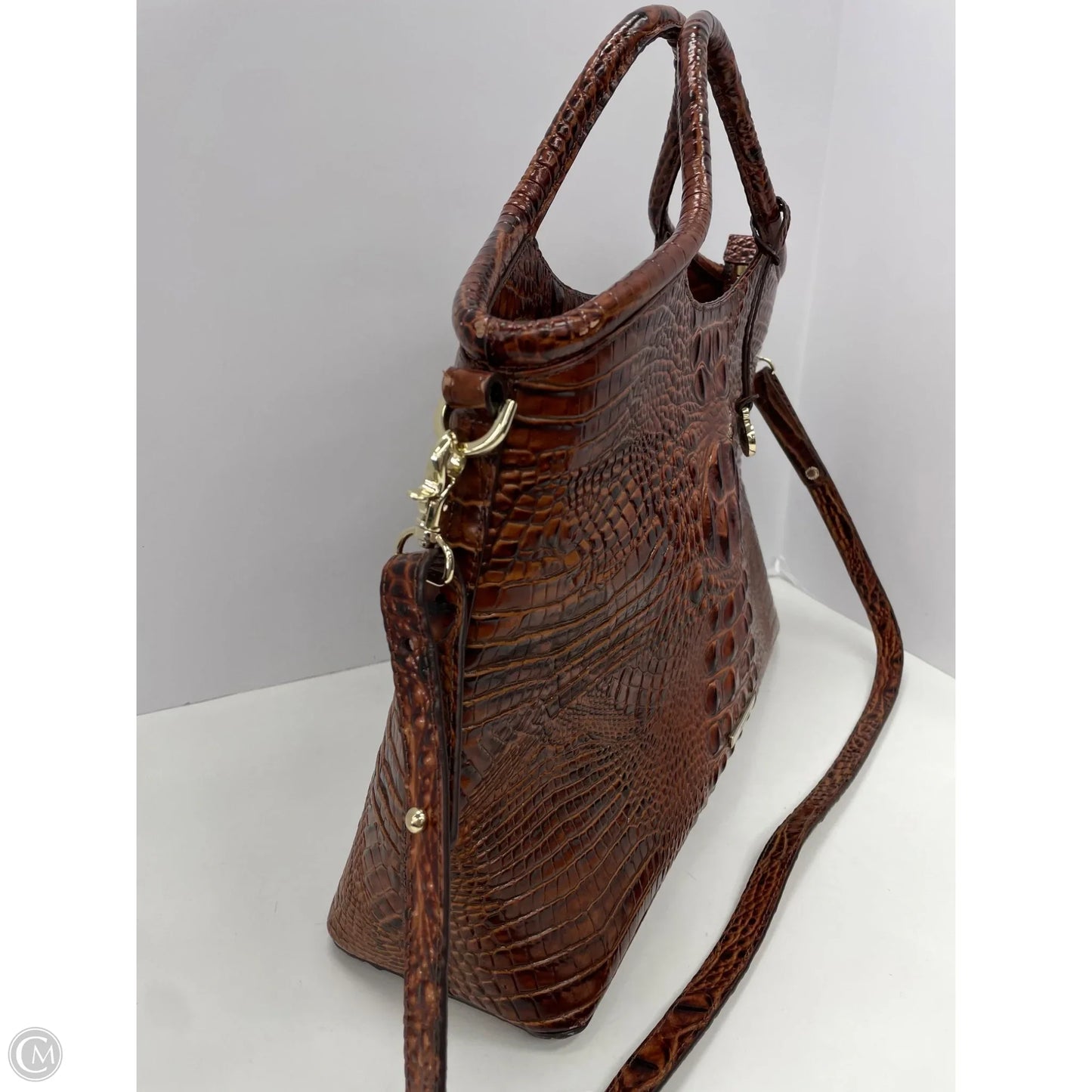 Handbag Designer By Brahmin, Size: Large