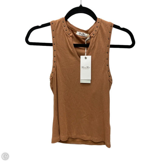 Top Sleeveless By Miss Me In Brown, Size: S