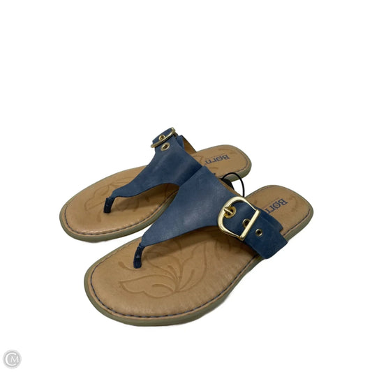 Sandals Flats By Born In Blue & Tan, Size: 7