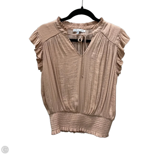 Blouse Short Sleeve By Maison Damelie In Pink, Size: L