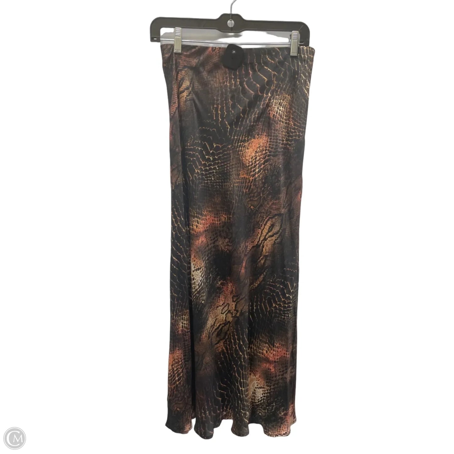 Skirt Maxi By Cmb In Snakeskin Print, Size: 4