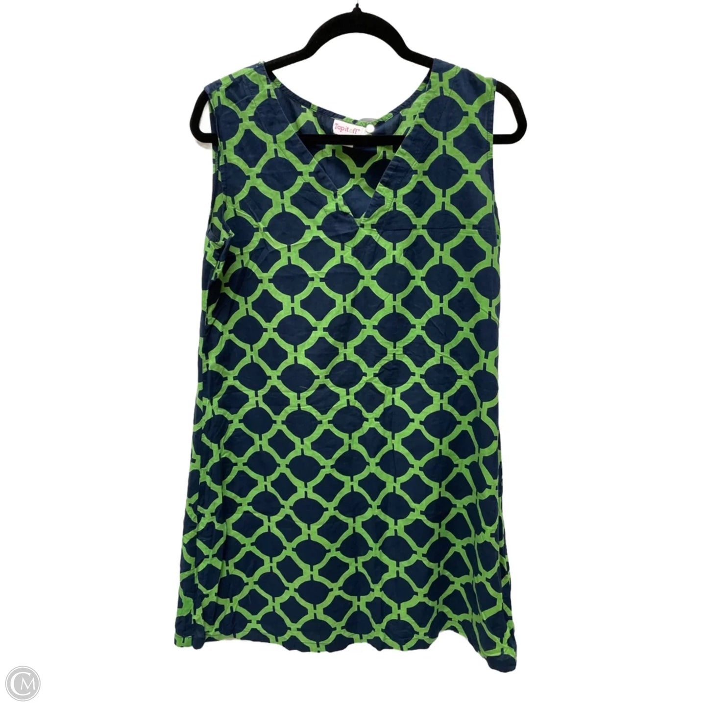 Dress Casual Short By Cme In Geometric Pattern, Size: M