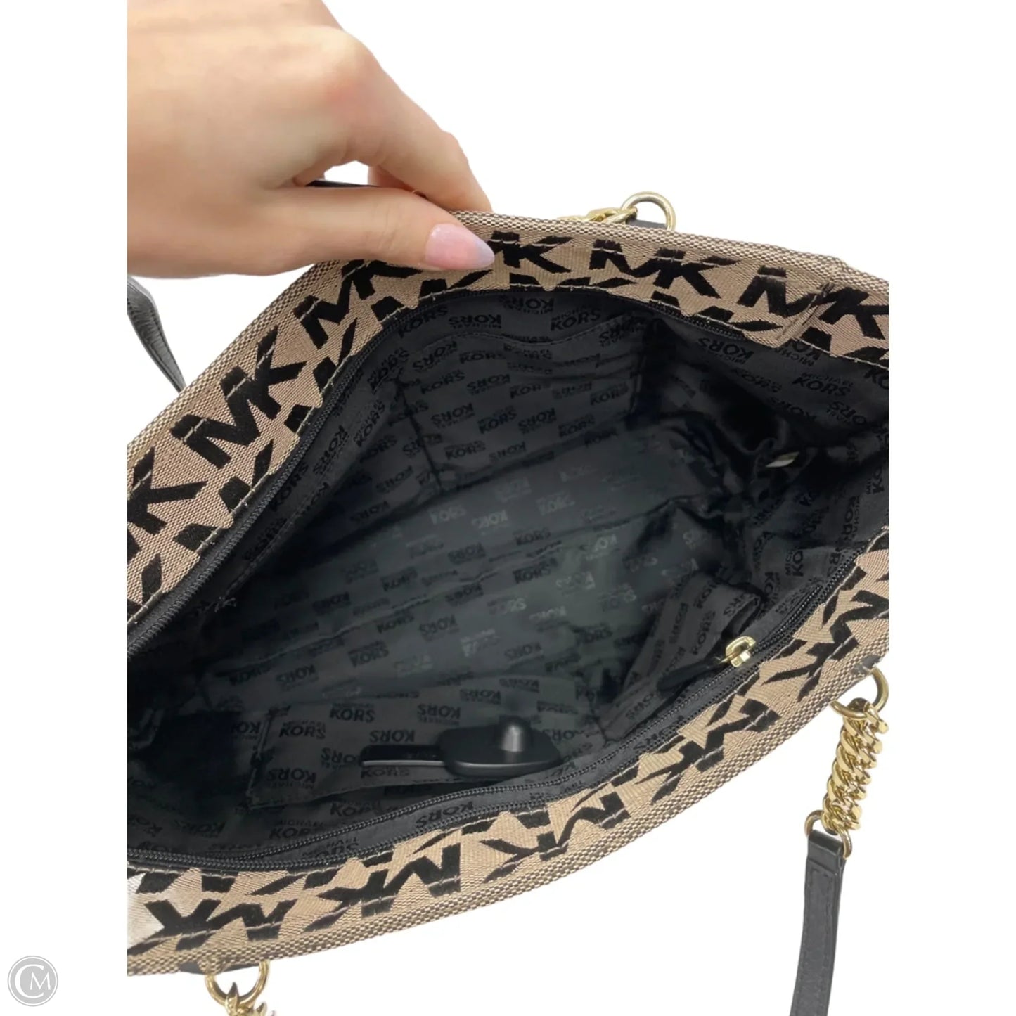 Tote Designer By Michael Kors, Size: Medium